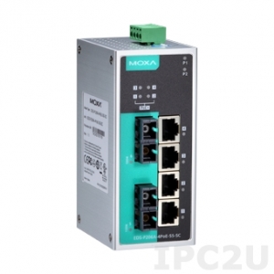 MOXA EDS-P206A-4PoE-SS-SC